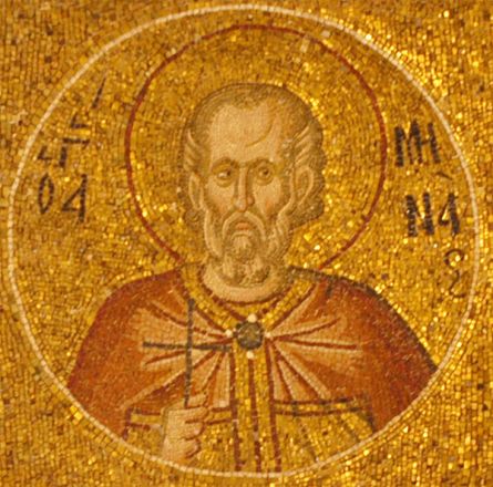 Ritrovamento delle sante reliquie di San Mina dalla bella voce - immagine