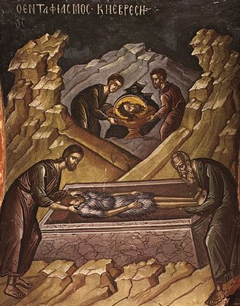 Primo e secondo ritrovamento della veneranda testa del santo profeta, precursore e battista Giovanni - immagine