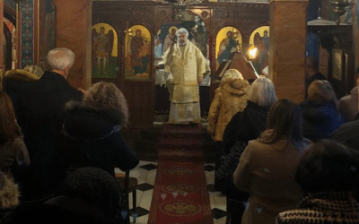 Αρχιερατική Θεία Λειτουργία στον Ιερό Ελληνορθόδοξο Ναό του Αγίου Νικολάου και Ευαγγελισμού της Θεοτόκου Γένοβας