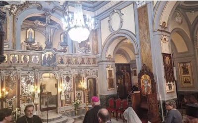 Corostasia Patriarcale durante gli Uffici della Domenica del paralitico, presso la Chiesa dei SS. Pietro e Paolo, Napoli
