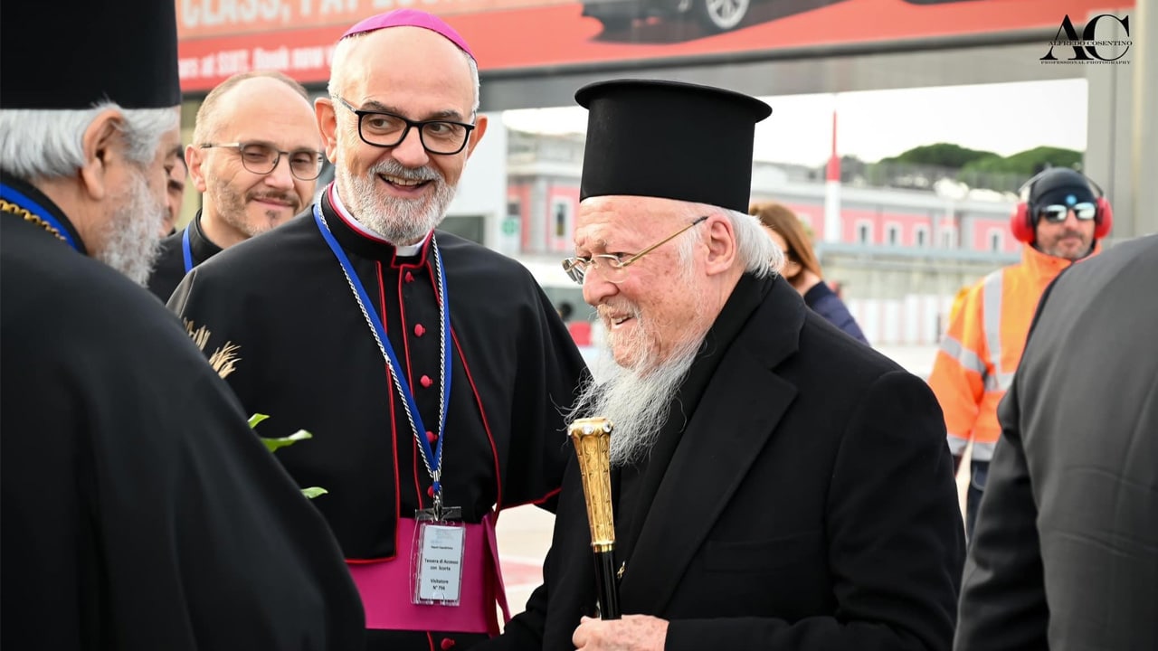 L’arrivo della Sua Santità il Patriarca Ecumenico Bartolomeo a Napoli