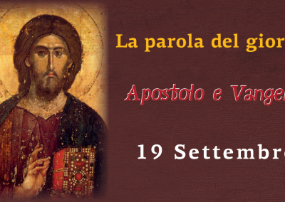 La parola del giorno | 19 settembre 2024