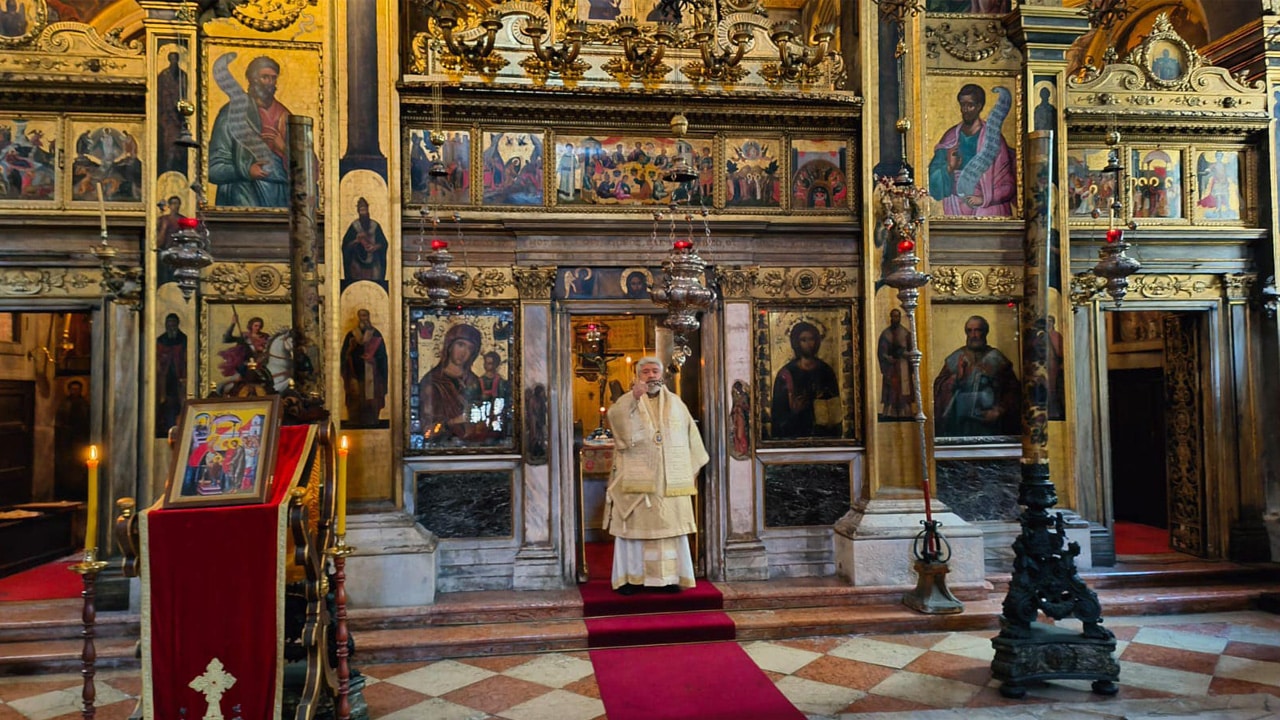 Liturgia a Venezia per la festa dell’Ingresso della Theotokos al tempio