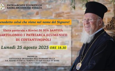 Visita pastorale del Patriarca Ecumenico a Rimini