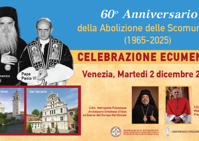 60° ANNIVERSARIO DELLA ABOLIZIONE DELLE SCOMUNICHE (1965–2025)