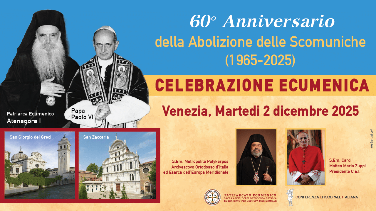 60° ANNIVERSARIO DELLA ABOLIZIONE DELLE SCOMUNICHE (1965–2025)