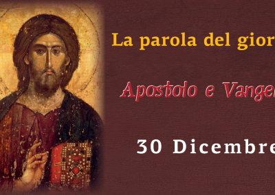 La parola del giorno | 30 dicembre 2025