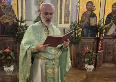 Taglio del Pane di San Basilio a Perugia sella Parrocchia Greco-Ortodossa di San Gerasimo di Cefalonia