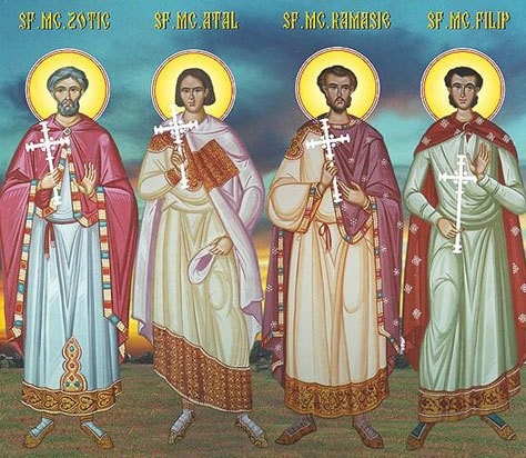 Santi Attalo, Zotico, Camasio e Filippo, martiri di Niculițel - immagine