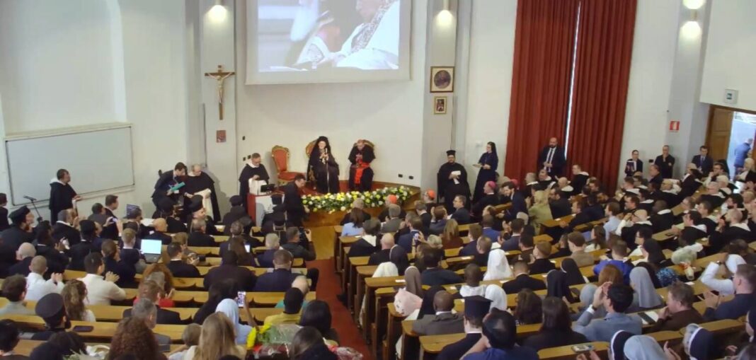 DOTTORATO HONORIS CAUSA AL PATRIARCA ECUMENICO ALL’ANGELICUM – ROMA