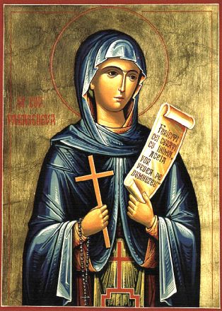 memoria del miracolo della santa osiomartire Parasceve a Chio - immagine