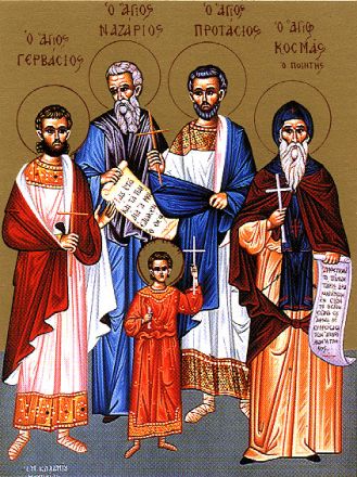 Santi Nazario, Protasio, Gervasio e Celso, martiri - immagine
