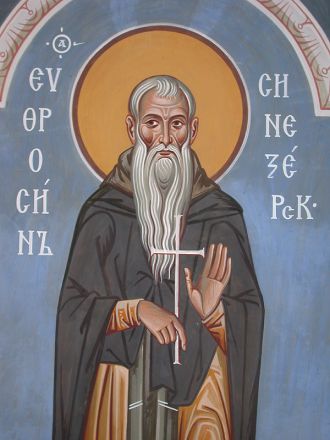 osiomartire Eufrosino del lago azzuro di Novgorod - immagine
