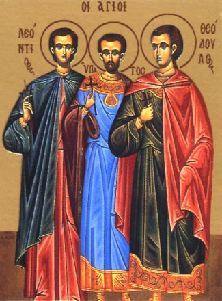 San Leonzio e i compagni Ipazio e Teodulo, martiri - immagine