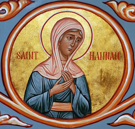 la giusta Anna profetessa, madre del profeta Samuele - immagine