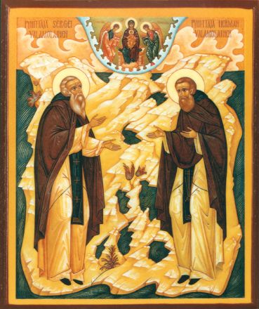 traslazione delle reliquie dei santi Sergio e Germano di Valaam - immagine