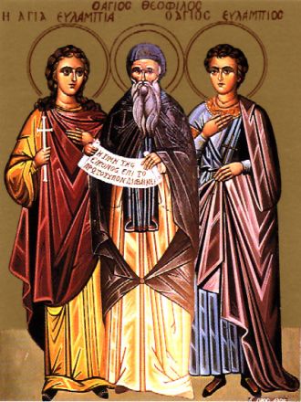 Santi Teofilo il Confessore e Longino lo Stilita - immagine