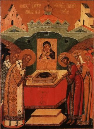Deposizione della sacra veste della Madre di Dio - immagine