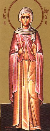 Santa Anysia osiomartire di Tessalonica - immagine