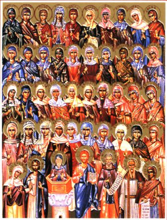 le Sante quaranta donne martiri e Ammone diacono e le sante martiri Calliste - immagine