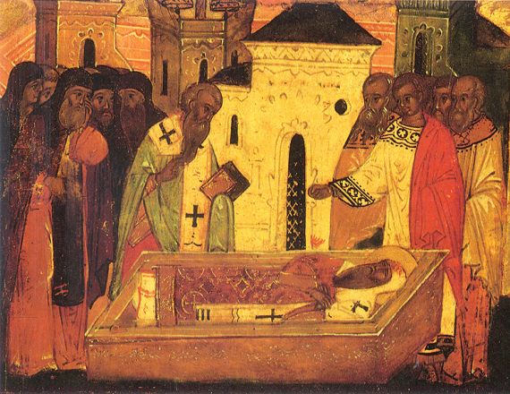 rinvenimento delle reliquie di sant’Alessio di Mosca - immagine